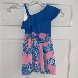 Lilly Pulitzer Girl’s One Shoulder Dress